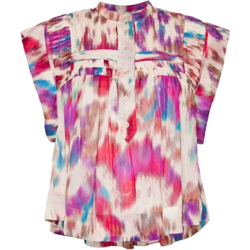 Shirt mit abstraktem Muster , Damen, Größe: M - Isabel marant - Modalova