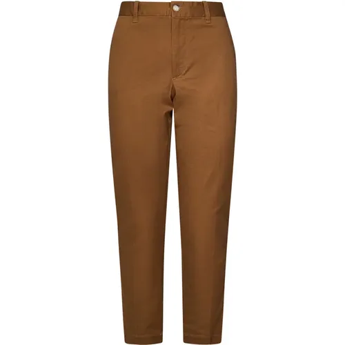 Damenbekleidung Hose Braun Aw24 , Damen, Größe: S - Ralph Lauren - Modalova