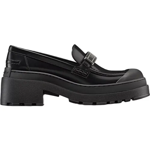 Leather Loafer Shoes Ss22 , female, Sizes: 1 UK - Dior - Modalova