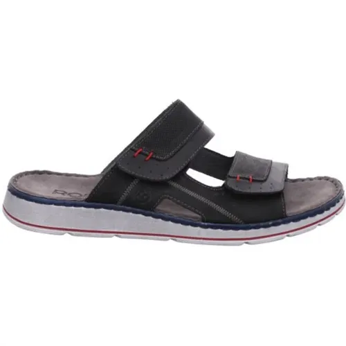 Memory Footbed Sandal - Schwarz , Herren, Größe: 46 EU - Rohde - Modalova