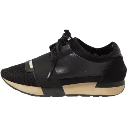 Pre-owned Leather sneakers , female, Sizes: 6 UK - Balenciaga Vintage - Modalova