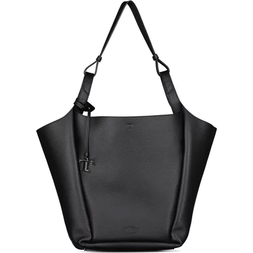 Trapezform Shopper Bag , female, Sizes: ONE SIZE - TOD'S - Modalova