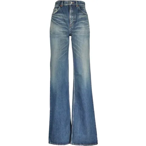 Jeans Trousers - Regular Fit , female, Sizes: W28 - Saint Laurent - Modalova