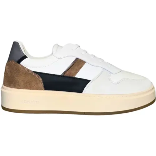 Weiße Leder-Sneaker emre Stil , Herren, Größe: 45 EU - Antony Morato - Modalova