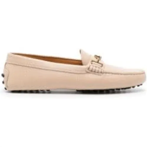 Leather Loafers - Classic Style , female, Sizes: 3 UK - TOD'S - Modalova