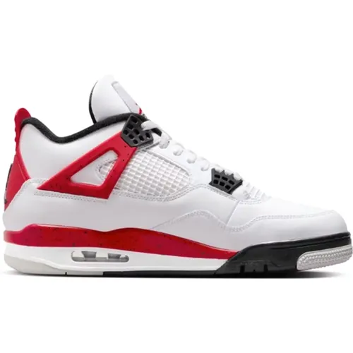 Roter Zement Air Jordan 4 Sneakers , Herren, Größe: 43 EU - Nike - Modalova