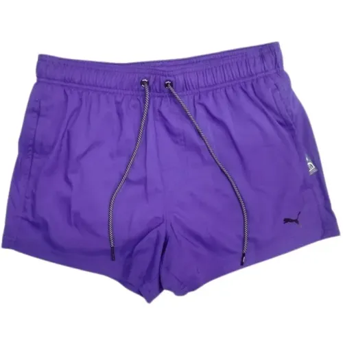 Violette Badehose für Männer , Herren, Größe: XS - Puma - Modalova