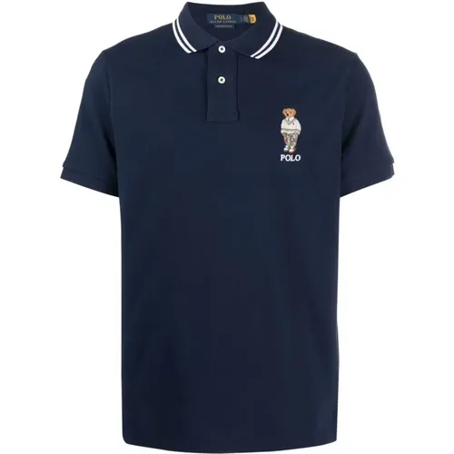 Blaues Casual Polo Shirt Männer , Herren, Größe: 2XL - Polo Ralph Lauren - Modalova