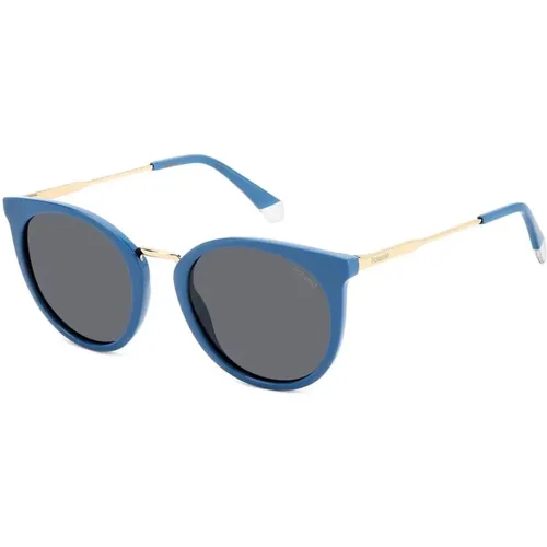 Blaue Resin Sonnenbrille mit UV-Schutz - Polaroid - Modalova