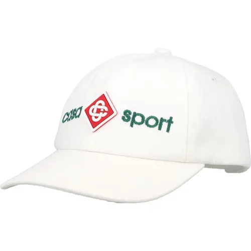 Sport Logo Cap , male, Sizes: ONE SIZE - Casablanca - Modalova