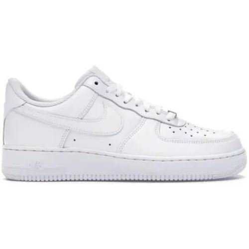 Weiße Ledersneakers Air Force 1 '07 , Herren, Größe: 39 EU - Nike - Modalova