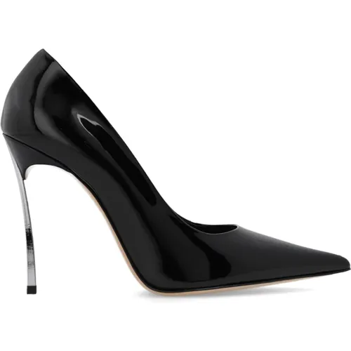 Super Blade glänzende Stiletto-Pumps , Damen, Größe: 39 EU - Casadei - Modalova