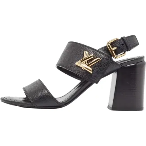 Pre-owned Leather sandals , female, Sizes: 4 UK - Louis Vuitton Vintage - Modalova