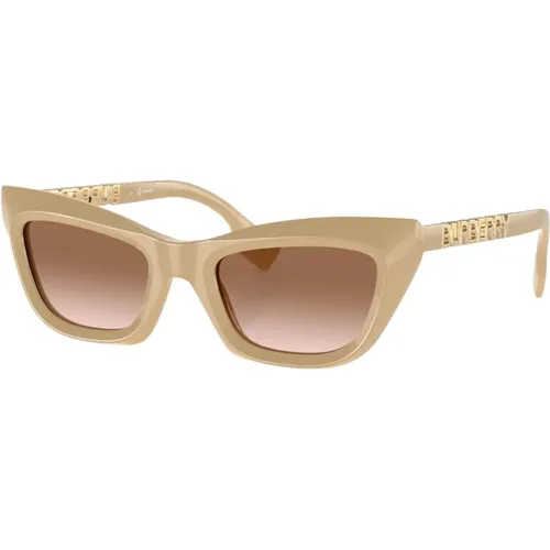 Brown Shaded Sunglasses - Burberry - Modalova