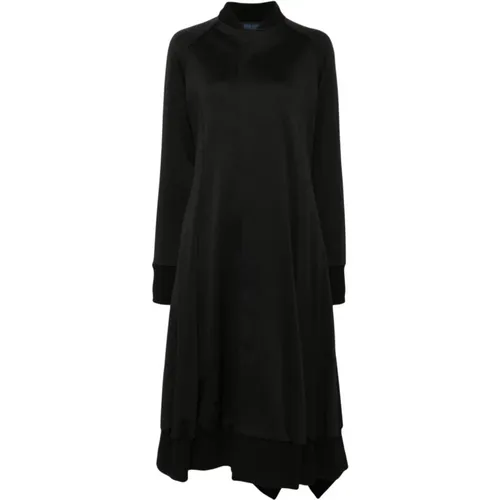 Deconstructed Jersey Dress , female, Sizes: S - Yohji Yamamoto - Modalova