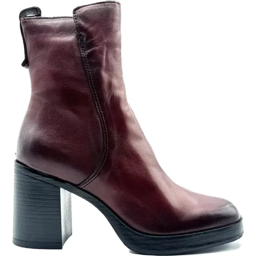 Bordeaux Stiefel Tronchetto Model P96212 , Damen, Größe: 39 EU - MJUS - Modalova