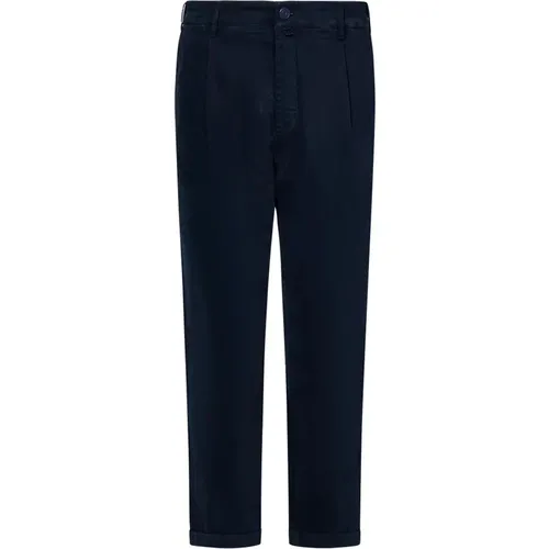 Blaue Slim Fit Cropped Jeans , Herren, Größe: W30 - Jacob Cohën - Modalova