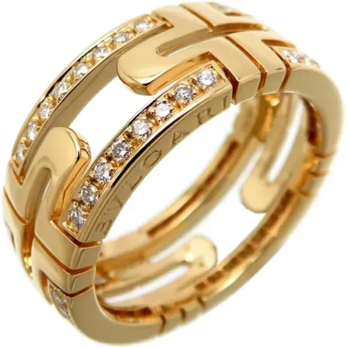 Pre-owned Gold rings , female, Sizes: ONE SIZE - Bvlgari Vintage - Modalova