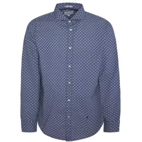 Burton Micro-Print Shirt , male, Sizes: M - Pepe Jeans - Modalova