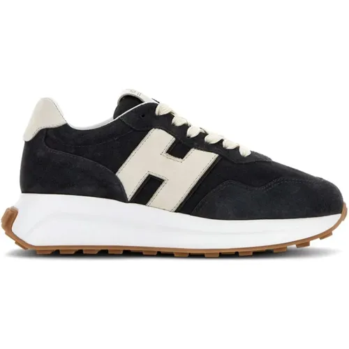 Leather Sneakers , female, Sizes: 3 1/2 UK, 6 UK, 5 UK, 3 UK, 4 1/2 UK, 8 UK, 4 UK, 5 1/2 UK - Hogan - Modalova