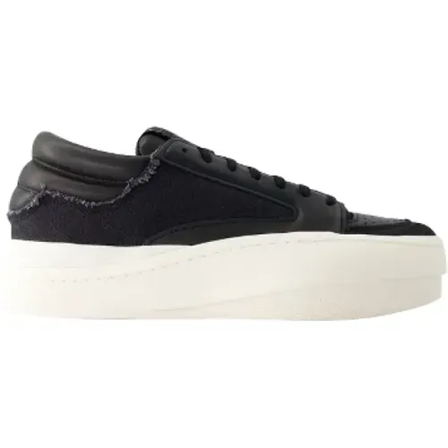 Leder sneakers , Damen, Größe: 39 EU - Y-3 - Modalova