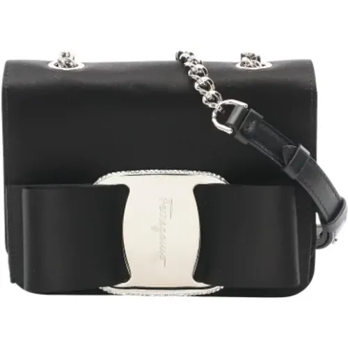 Pre-owned Leather shoulder-bags , female, Sizes: ONE SIZE - Salvatore Ferragamo Pre-owned - Modalova