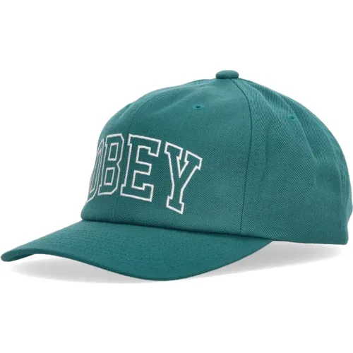 Klassische Snapback Fanfare Gebogener Schirmkappe - Obey - Modalova