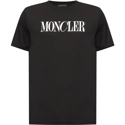 T-Shirt mit Logo Moncler - Moncler - Modalova