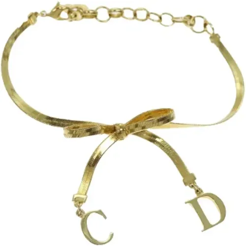 Pre-owned Metal bracelets , female, Sizes: ONE SIZE - Dior Vintage - Modalova