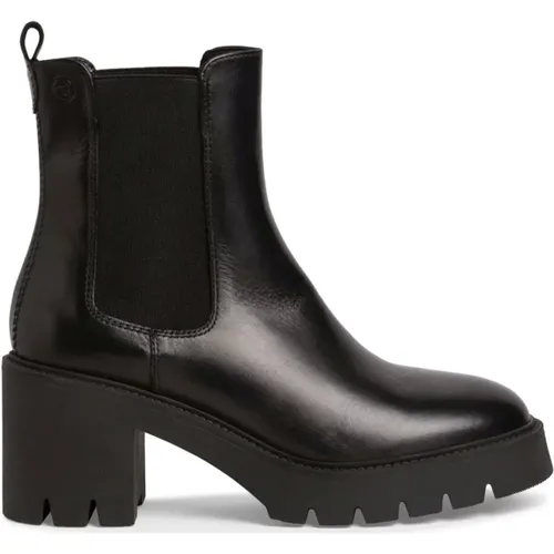 Schwarze Geschlossene Booties , Damen, Größe: 40 EU - tamaris - Modalova