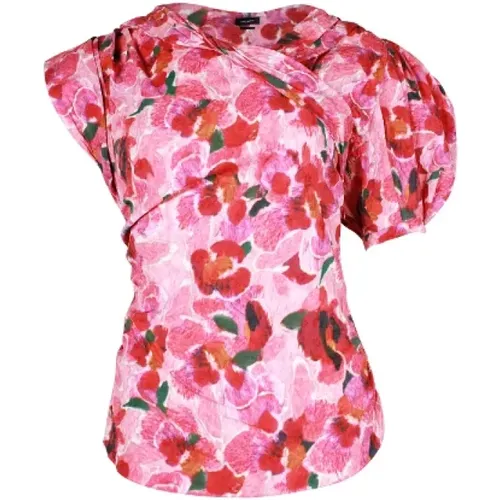 Asymmetric Floral Top in Viscose , unisex, Sizes: XS - Isabel Marant Pre-owned - Modalova