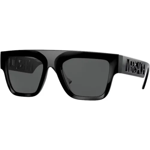 Stylische Sonnenbrille Gb1/87 , Herren, Größe: 53 MM - Versace - Modalova