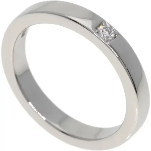 Pre-owned Platinum rings , female, Sizes: ONE SIZE - Bvlgari Vintage - Modalova