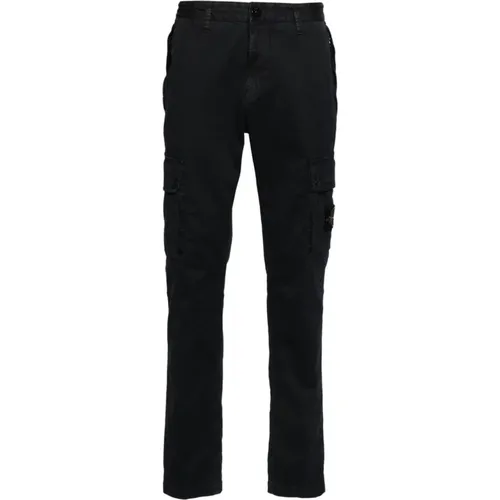 Cargo Trousers Twill Weave , male, Sizes: W30, W40, W31, W36, W32, W33 - Stone Island - Modalova