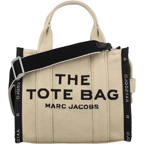 Mini Jacquard Tote Bag Warm Sand,Jacquard Small Tote Mini Tasche - Marc Jacobs - Modalova