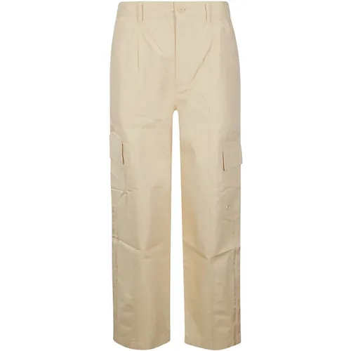 Cotton Cargo Trousers with Side Pockets , male, Sizes: M - adidas Originals - Modalova