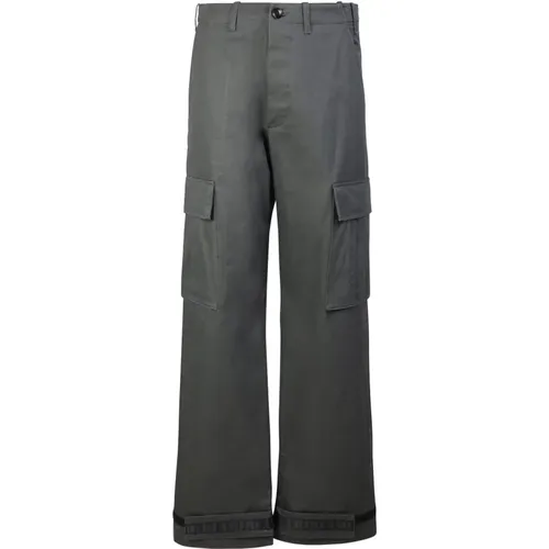 Cargo Pants. Mid Rise. Dark Grey. , male, Sizes: S - Amiri - Modalova