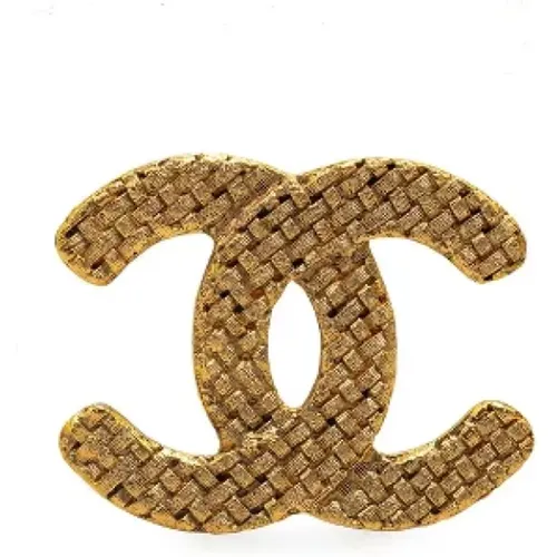 Pre-owned Metal brooches , female, Sizes: ONE SIZE - Chanel Vintage - Modalova