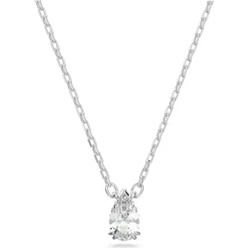 Millenia Pendant Necklace, , Rhodium , female, Sizes: ONE SIZE - Swarovski - Modalova