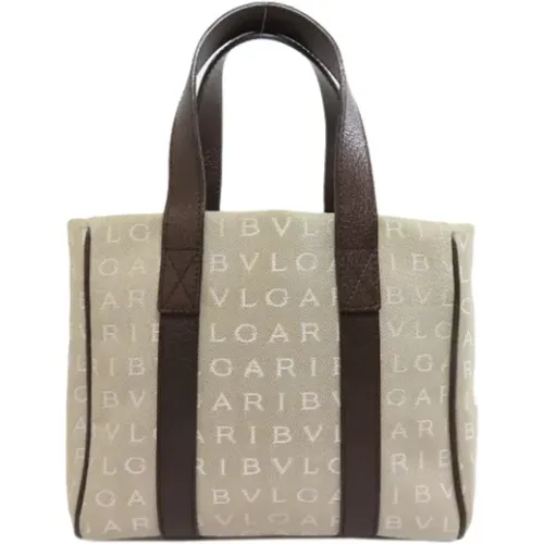 Pre-owned Canvas handbags , female, Sizes: ONE SIZE - Bvlgari Vintage - Modalova