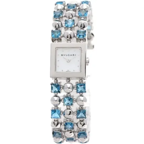 Pre-owned White Gold watches , female, Sizes: ONE SIZE - Bvlgari Vintage - Modalova