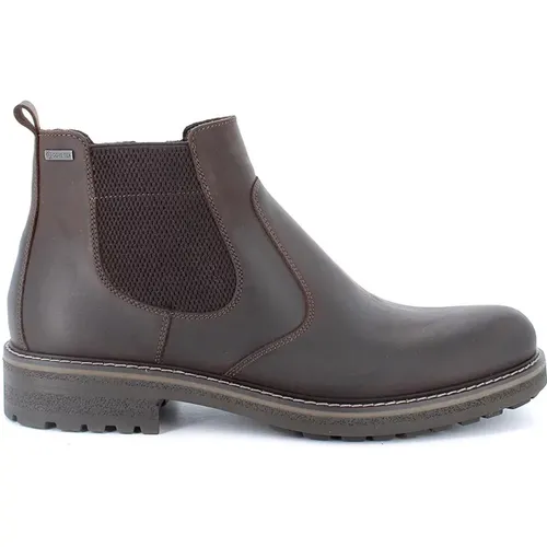 Leather Chelsea Ankle Boots , male, Sizes: 11 UK, 7 UK - IGI&Co - Modalova