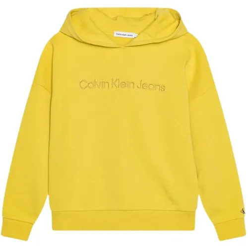 Bestickter Kapuzenpullover - Calvin Klein Jeans - Modalova