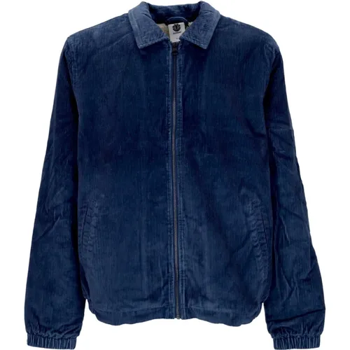 Sherpa Lined Corduroy Jacket Moonlit Ocean , male, Sizes: M - Element - Modalova