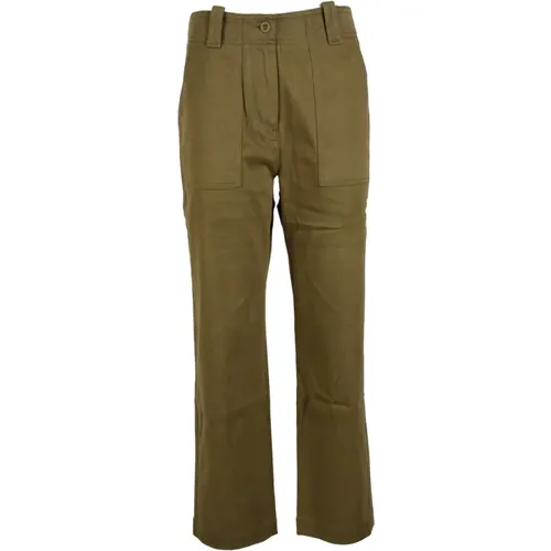 Cotton Elastane Weekend Pants , female, Sizes: XL, XS, 3XS, 2XS - Max Mara Weekend - Modalova