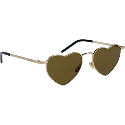 Chic Loulou Sunglasses , female, Sizes: 52 MM - Saint Laurent - Modalova