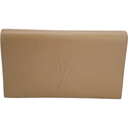 Pre-owned Leder clutches - Yves Saint Laurent Vintage - Modalova