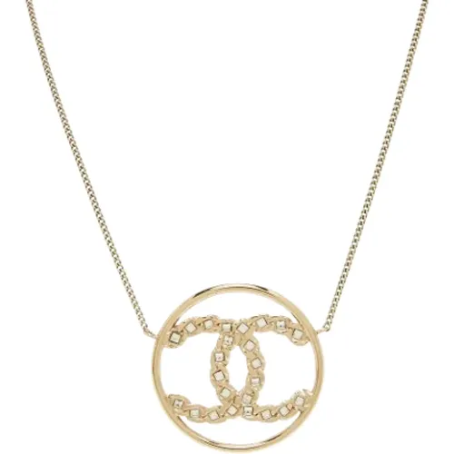 Pre-owned Fabric necklaces , female, Sizes: ONE SIZE - Chanel Vintage - Modalova