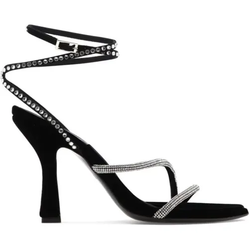 Giglio Velvet heeled sandals , Damen, Größe: 36 EU - 3Juin - Modalova