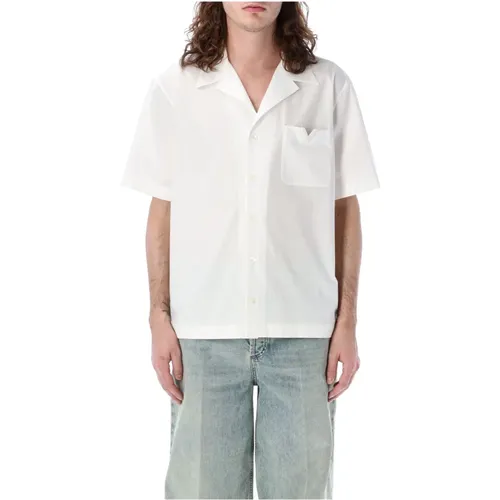 Pocket V Detail Bowling Shirt , male, Sizes: S - Valentino Garavani - Modalova